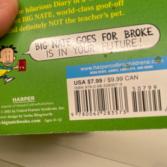 NWT FOUR BIG NATE Book Series Kids Paperback Books - Picture 7 of 8